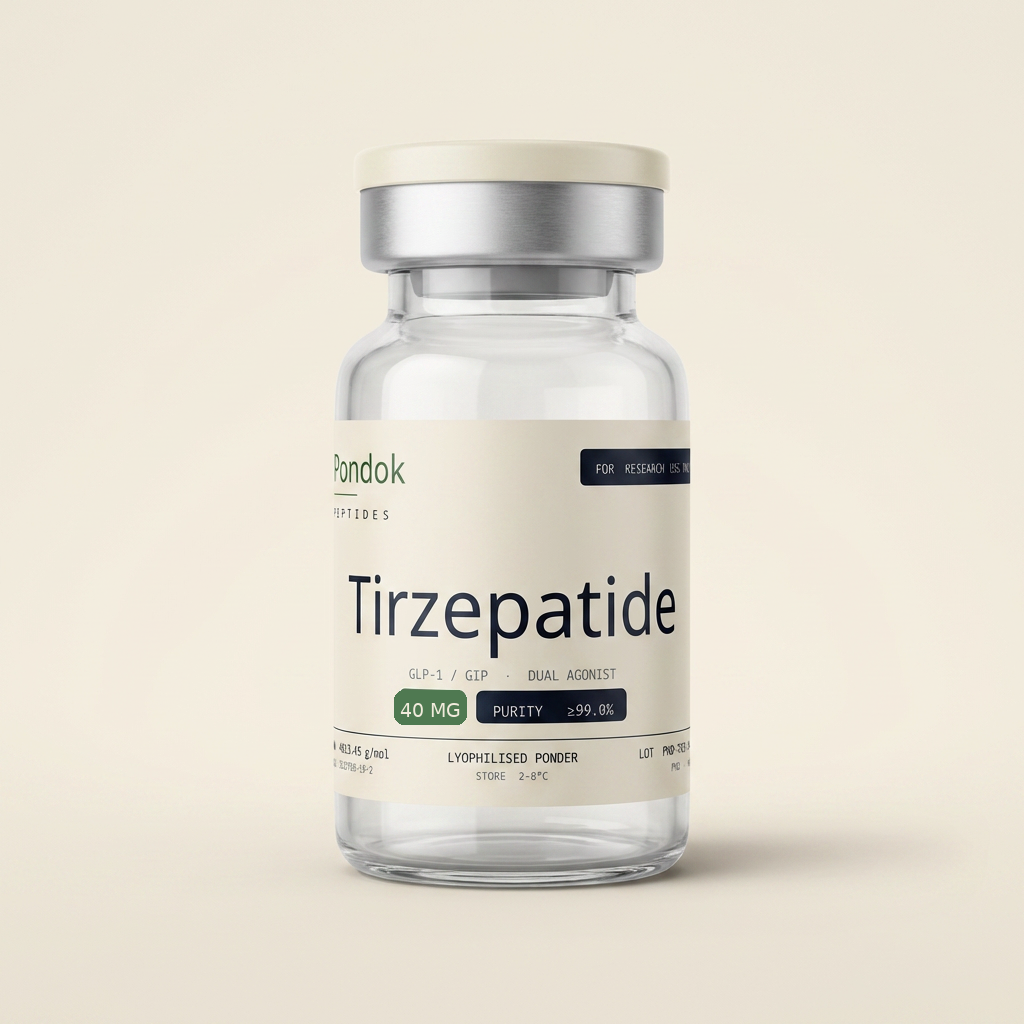 Tirzepatide 40mg vial - Pondok Peptides